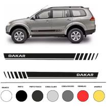 Adesivo Carro Faixa Lateral Compatível Com O Pajero Dakar