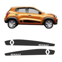 Adesivo Carro Faixa Lateral Compatível Kwid Renault Em Vinil
