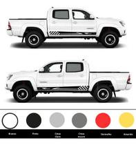 Adesivo Carro Hilux Toyota Faixas Compatível Laterais Vinil