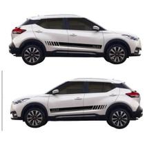 Adesivo Carro Kicks Faixa Lateral Lado Motorista E Carona