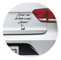 Adesivo Carro Moto Vidro Livraime De Todo O Mal, Amém Adesivo Carro Moto Vidro Livraime De Todo O Mal, Amém