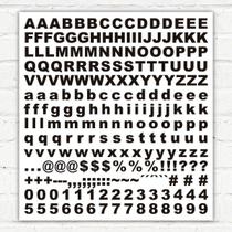Adesivo Cartela Decorativa Alfabético E Numérico-M 60X60Cm