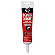Adesivo Caulk DAP Kwik Seal para cozinha e banho 163 ml, branco, pacote com 6 Adesivo Caulk DAP Kwik Seal para cozinha e banho 163 ml, branco, pacote com 6