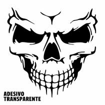 Adesivo Caveira Skull Capô Lateral Carro Personalizado Preto Adesivo Caveira Skull Capô Lateral Carro Personalizado Preto