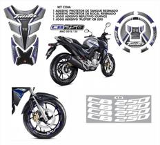 Adesivo Cb 250 - Kit Com Tankpad, Bocal, Friso E Ploter