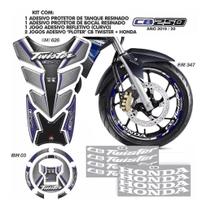 Adesivo Cb 250 Kit Com Tankpadbocalfrisoploter Em Vinil