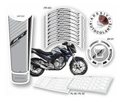 Adesivo Cb250 Twister Tanque+ Bocal+ 2 Ploter+ Refleti Gvt12