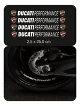 Adesivo Centro Roda Refletivo Compatível Ducati Performance
