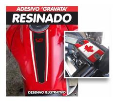 Adesivo Cg160 Gravata + Capa Do Oleo Resinados - Gv210 Adesivo Cg160 Gravata + Capa Do Oleo Resinados - Gv210