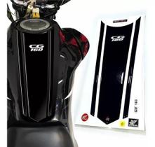 Adesivo Cg160 Titan Fan Start Gravata Faixa Resinada Preta Adesivo Cg160 Titan Fan Start Gravata Faixa Resinada Preta