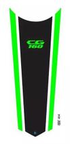 Adesivo Cg160 Titan Fan Start Gravata Resinada Preto/verde Adesivo Cg160 Titan Fan Start Gravata Resinada Preto/verde