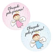 Adesivo Chá Revelação Bebê Baby Rosa Azul 100 Unidades - Maison Du Atelier
