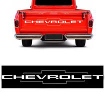 Adesivo Chevrolet C10 C14 C15 e D10 Gm Faixa Traseira Branco