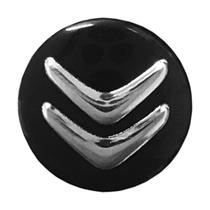 Adesivo Citroen Redondo para Chave Canivete 14mm Adesivo Citroen Redondo para Chave Canivete 14mm
