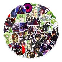 Adesivo Code Geass Anime Cartoon Vinil PVC impermeável (50 unidades)