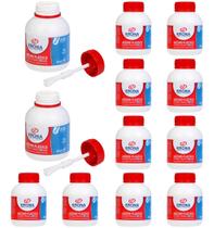 Adesivo Cola Cano Pvc Com Pincel 175g 12 Peças Krona