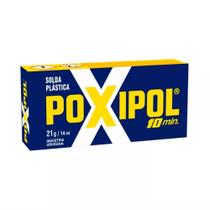 Adesivo Cola Epóxi Líquido Cinza 10min - 21G/14ml (521167) - Poxipol