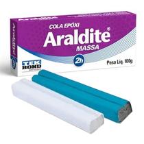 Adesivo Cola Epóxi Massa Araldite 2 Horas 100g Tekbond