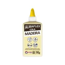 Adesivo Cola Madeira PVA Amarela 90g Artesanato Almaflex Adesivo Cola Madeira PVA Amarela 90g Artesanato Almaflex