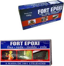 adesivo / cola massa epoxi 100g - FORT EPOXI
