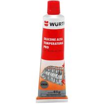 Adesivo Cola Silicone Alta Temperatura Pro Cinza Wurth 343ºc