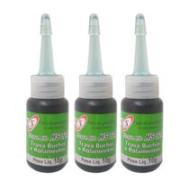 Adesivo Cola Trava Rolamentos/buchas Anaeróbica 10g (Kit 3)