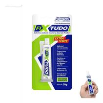 Adesivo Cola Vedante Fixtudo Transparente Multiuso Uso Geral 20g Incolor Bisnaga