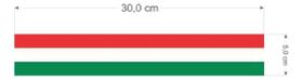 Adesivo Compatível Bandeira Itália Frontal Grade/Painel 30cm Adesivo Compatível Bandeira Itália Frontal Grade/Painel 30cm