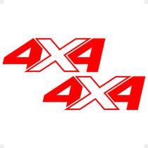 Adesivo Compatível Com Frontier 4x4 2018/ Emblema Vermelho