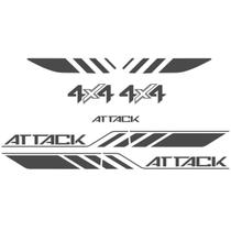 Adesivo Compatível Com Frontier Attack 4x4 2021/ Grafite