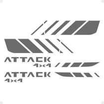 Adesivo Compatível Com Frontier Attack 4x4 2023 Grafite