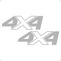 Adesivo Compatível Frontier 4x4 2020 Emblema Cinza Lateral