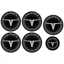 Adesivo Compatível Maverick GT Miolo da Roda Grande Volante