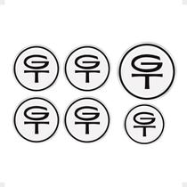 Adesivo Compatível Maverick GT Miolo da Roda Pequeno Volante