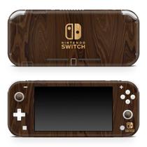 Adesivo Compatível Nintendo Switch Lite Skin - Madeira