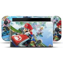 Adesivo Compatível Nintendo Switch Oled Skin - Mario Kart 8 - Pop Arte Skins