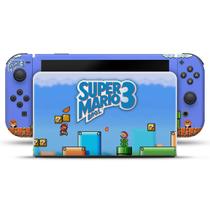 Adesivo Compatível Nintendo Switch Oled Skin - Super Mario Bros 3 - Pop Arte Skins