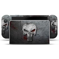 Adesivo Compatível Nintendo Switch Oled Skin - The Punisher Justiceiro