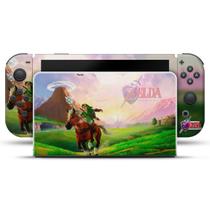 Adesivo Compatível Nintendo Switch Oled Skin - Zelda Ocarina Of Time