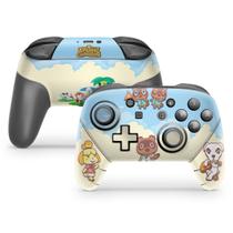 Adesivo Compatível Nintendo Switch Pro Controle Skin - Animal Crossing