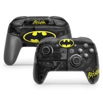 Adesivo Compatível Nintendo Switch Pro Controle Skin - Batman Comics - Pop Arte Skins