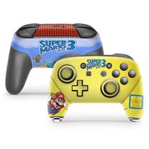 Adesivo Compatível Nintendo Switch Pro Controle Skin - Super Mario Bros 3 - Pop Arte Skins