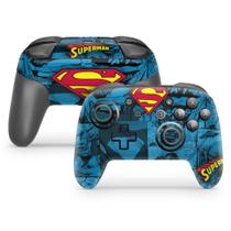 Adesivo Compatível Nintendo Switch Pro Controle Skin - Superman Comics