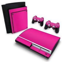 Adesivo Compatível PS3 Fat Skin - Rosa Pink - Pop Arte Skins