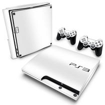 Adesivo Compatível PS3 Slim Skin - Branco