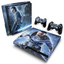 Adesivo Compatível PS3 Slim Skin - Star Wars The Force Unleashed