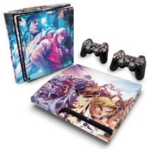 Adesivo Compatível PS3 Slim Skin - Street Fighter