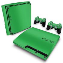 Adesivo Compatível PS3 Slim Skin - Verde Grama