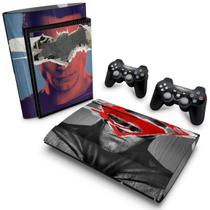 Adesivo Compatível PS3 Super Slim Skin - Batman Vs Superman