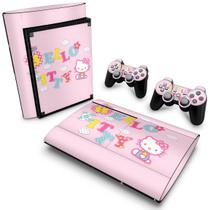 Adesivo Compatível PS3 Super Slim Skin - Hello Kitty